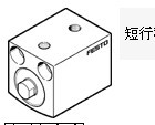 ADVC-16-10-A-P，德國(guó)費(fèi)斯托FESTO短行程氣缸