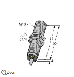 圖爾克電感式傳感器BI5-M18-LIU模擬量輸出型